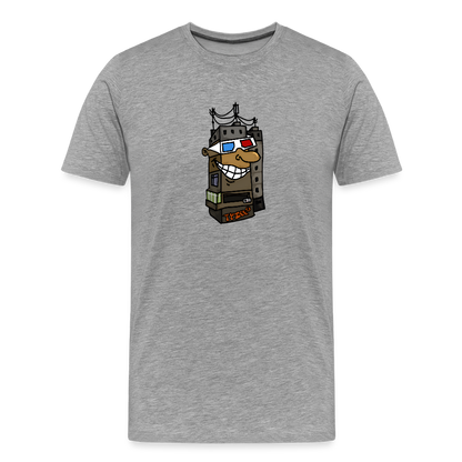 BlockBoss Premium Tee - heather grey